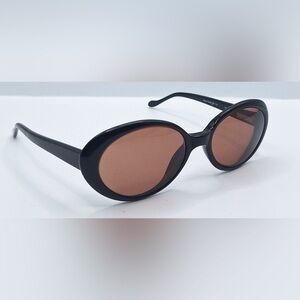 Vintage Noto N456 Black Oval Sunglasses Frames Only